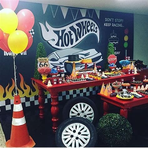 Resultado De Imagem Para Cumplea Os Con Tem Tica De Hot Wheels Hotwheels Birthday Party Race