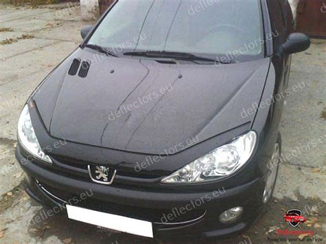 Hood bonnet deflector / bug shield for Peugeot 206 1998-2003 ...