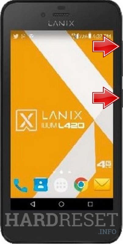 How To Put And Get Out LANIX Ilium L420 In Recovery Mode HardReset Info