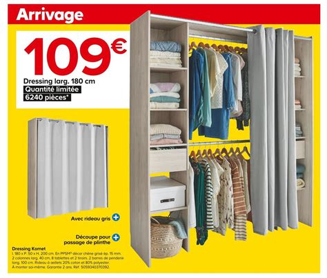 Promo Dressing Komet Chez Castorama