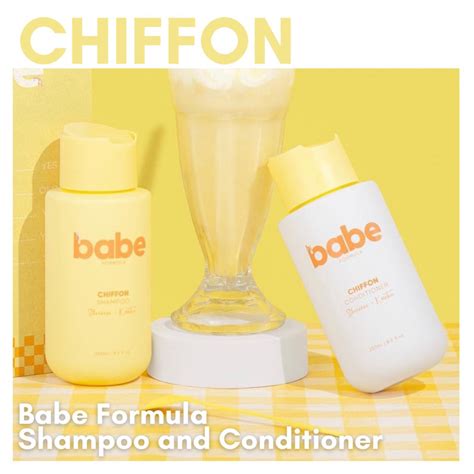 Chiffon Babe Formula Shampoo And Conditioner Sulfate Free Keratin Shopee Philippines
