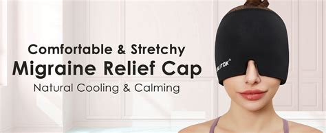 Amazon Migraine Relief Gel Ice Head Wrap Hot And Cold Therapy Headache Relief Hat