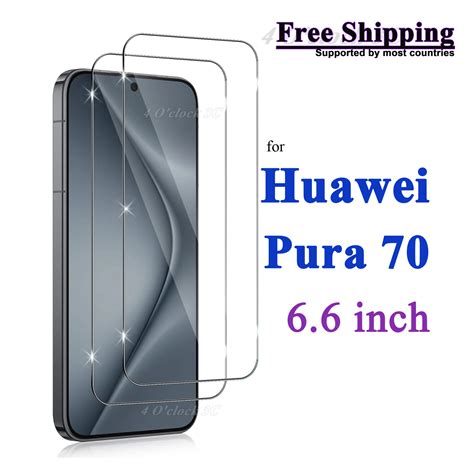Для Huawei Pura 70 6,6 дюймов Защитная пленка для экрана из закаленного ...