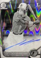 Jackson Holliday Bowman Draft Cda Jh Chrome Dp Auto Black