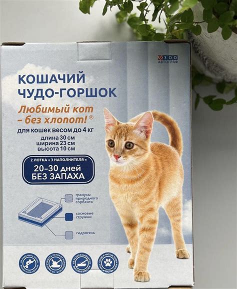Кошачий чудо-горшок "Любимый кот - без хлопот!" 4кг - купить с ...