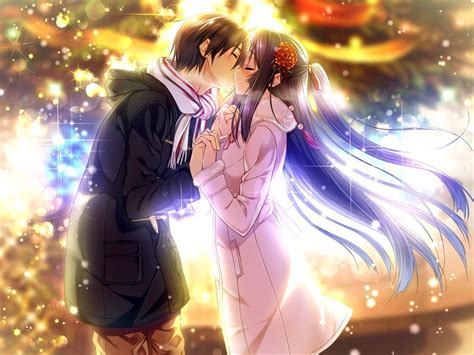 Anime Hot Kiss Wallpapers Wallpaper Cave