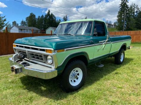 1977 Ford F250 Ranger 4wd Highboy 390 V8 138k Original Miles No Reserve