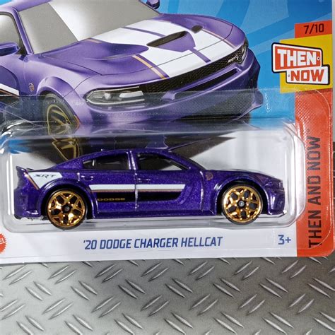 Hot Wheels Dodge Charger Hellcat Rare Collectible Miniature Model Scale Gift Idea With