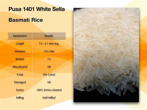 Pusa 1401 White Sella Basmati Rice At Rs 80 Kg Basmati Rice In