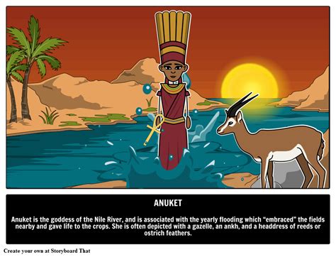 Anuket: Diosa Egipcia | Mitología Egipcia