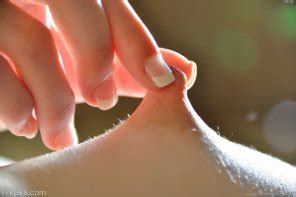 Tweaking Her Beautiful Nipple Porn Pic