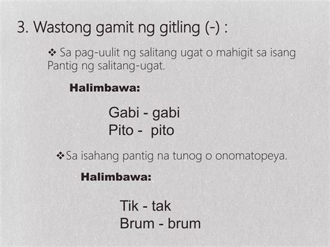 Mga Tuntunin Sa Pagbaybay Ppt