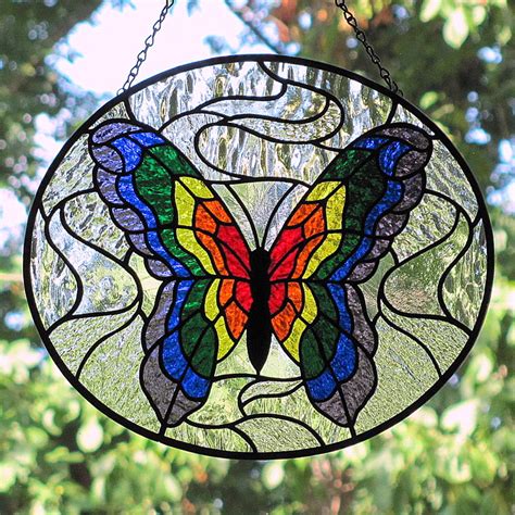 Stained Glass Butterfly Lamp Foter