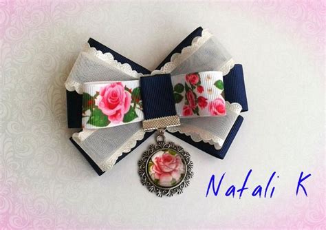 Броши, банты-галстуки. Идеи. | Brooches handmade, Ribbon pin, Fabric ribbon