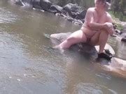 Strip To Nude A Public River Crossing Swim Fuck Sorry For The Water Drop Xxx Mobile Porno