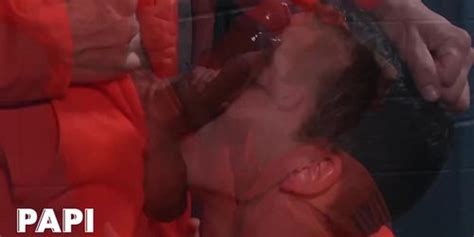 Papi Garrett Cooper Goes To Jail Becomes Fresh Meat To His Fellow Horny Inmate Rafael