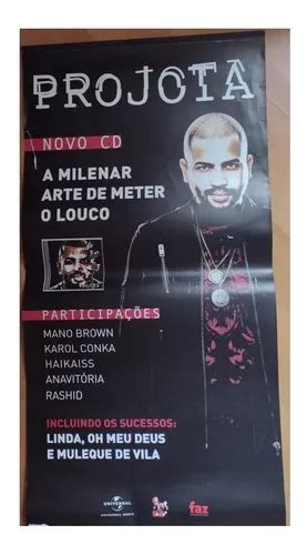 Poster Banner Divulgaçao Projota rapper Ator 120 Cmx 60 Cm MercadoLivre