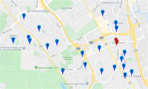 Sex Offenders In San Bruno Halloween Safety Map San Bruno Ca Patch
