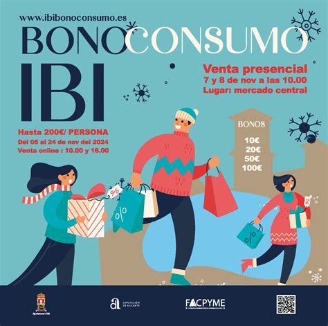 Vuelve la campaña “Bonos consumo” a Ibi para fomentar las compras en el