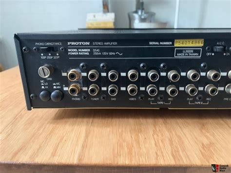 Proton D540 Integrated Amplifier Photo #4595167 - Canuck Audio Mart