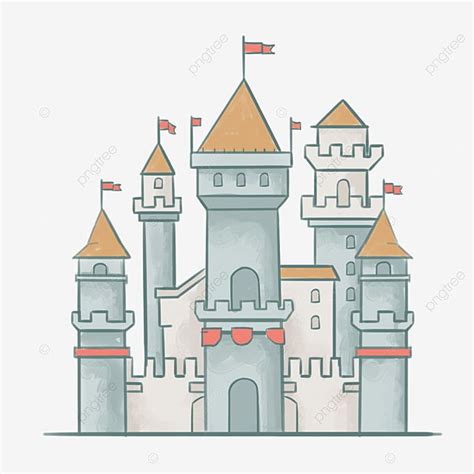 Gambar Seni Klip Istana Kartun Istana Seni Klip Istana Rumah Png Dan