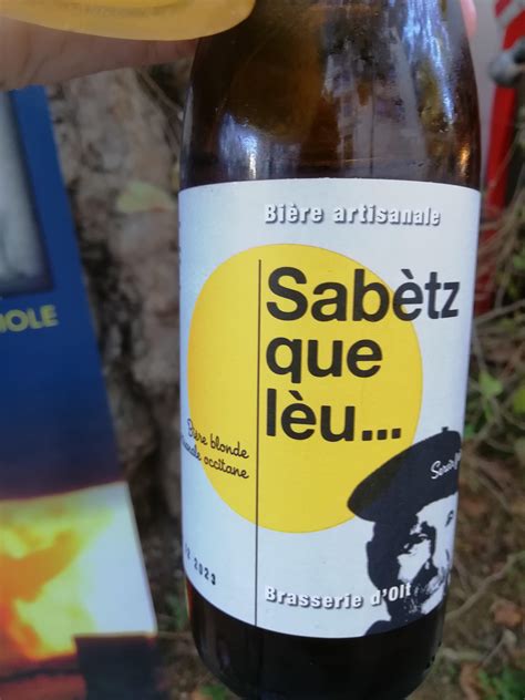 Sabetz Que Leu Brasserie D Olt Bi Re Aveyronnaise Blonde Houblonn E Tr S Sympa R Clubdebiere