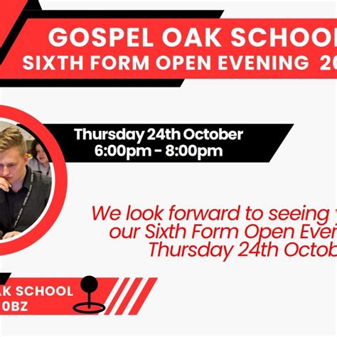 Gospel Oak School Gospel Oak School Sixth Form Open Evening 24102024