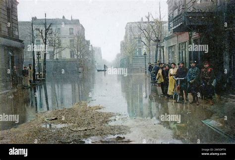 Flood In Paris Inondations De Paris En Janvier Crue De La