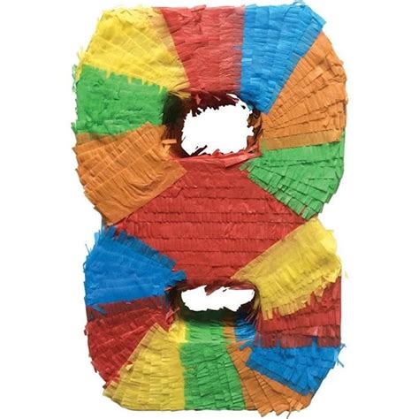 Artwrap Party Number 8 Pinata