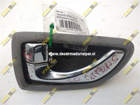 Manilla Puerta Interior Cromada Tras Izq Kia Sorento D Cb Dohc