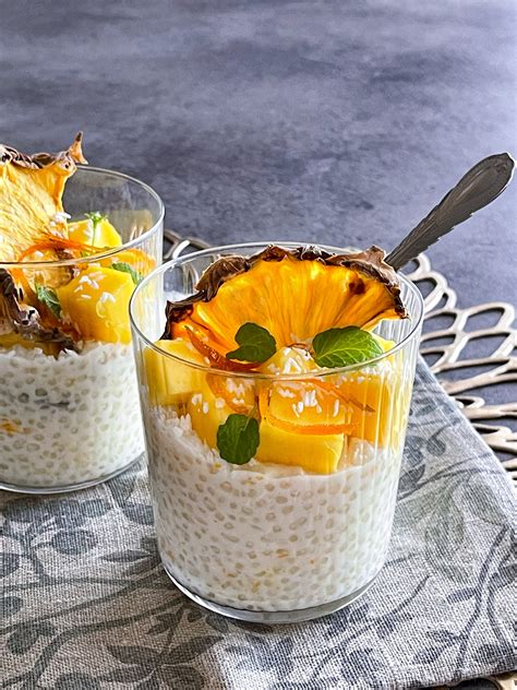 Тапиока пудинг 🥭 | веган, без глутен, здравословна закуска 🥣