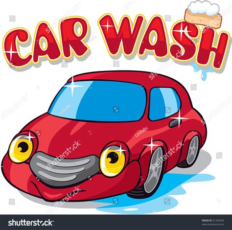 Car Car Wash Sign Stock Vector Royalty Free 61393492