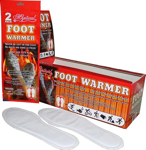 Foot Insole Warmers Adhesive In Shoe Warm Heat Packets Packs Box Of Keep Feet Hot