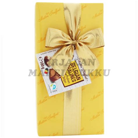 Maitre Truffout Belgialainen suklaakonvehti keltainen 100g