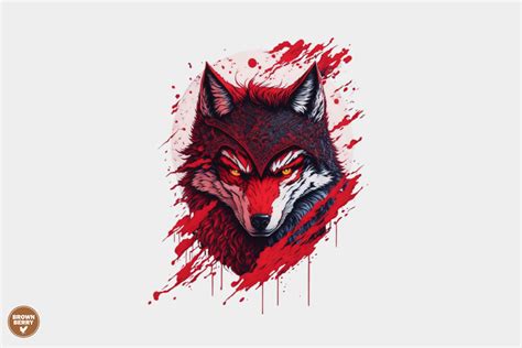 Wolf Vector Graphics Graphic By Brown Berry · Creative Fabrica