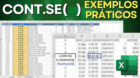 Como Usar A Fun O Cont Se No Excel Exemplos Do Dia A Dia E