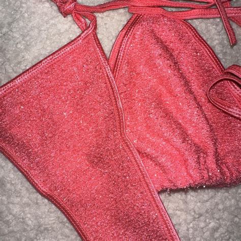 Piece Tie Bikini Set Authentic S Deadstock Depop