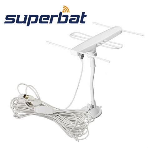 Superbat TV Antena interior Yagi Alta Definición Digital señal