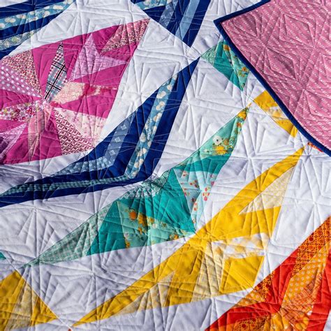 Mirrored Diamonds Quilt Pattern By Leila Gardunia Quilt In A Day