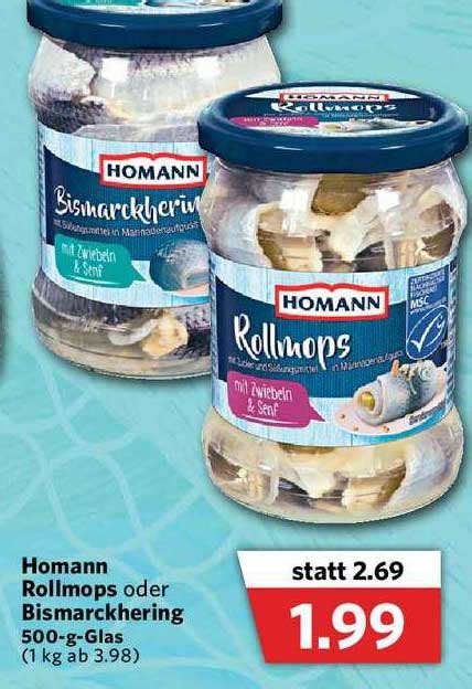 Homann Rollmops Oder Bismarkhering Angebot Bei Combi Markt Prospekte De