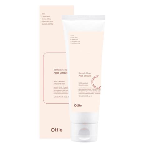 OTTIE Очищающая пенка для проблемной кожи лица Blemish Clean Foam ...