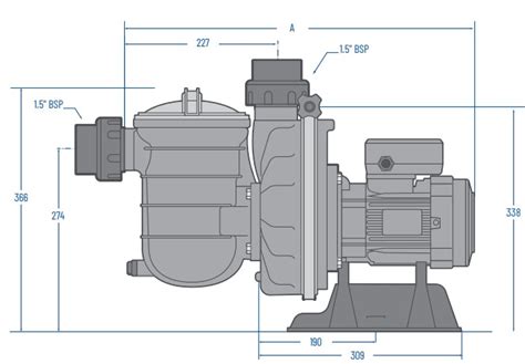 Pompe De Filtration Sta Rite Pentair Cv Mono M H