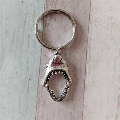 Shark Keyring Sealife Keyring Ocean Keychain Summer - Etsy UK