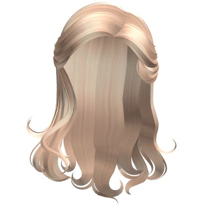 Elegant Flowing Wavy Hair Blonde Roblox