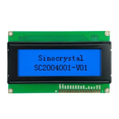 X Lcd Display Module With Yellow Green Backlight Character Lcd