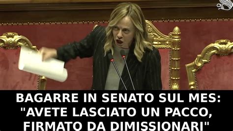 GIORGIA MELONI MOSTRA IL FAX DI DI MAIO SUL MES AVETE LASCIATO UN