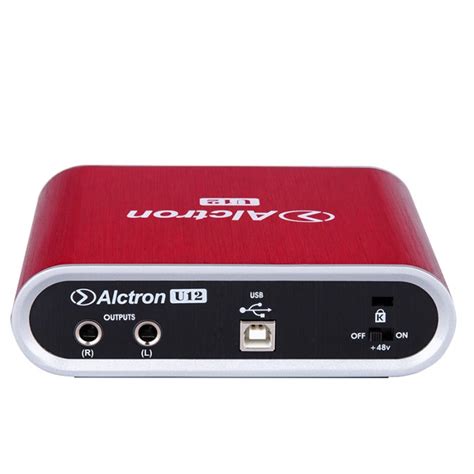 Soundcard Alctron U U Audio Interface Usb Portable Midicamp