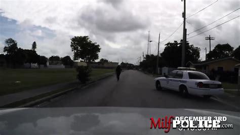 Peeping Tom Is Chased Through Field And Caught By Perverted Milf Cops