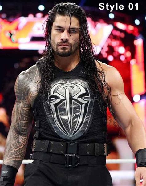 WWE Roman Reigns Black Vest | Roman Reigns Vest | Ujackets.com