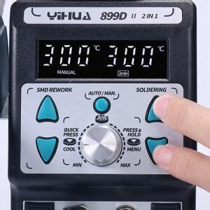 Yihua D Ii In Smart Hot Air Gun Soldering Iron Rework Station With Hot To Cool Air